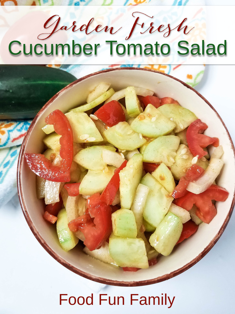 Garden Tomato and Cucumber Salad with Lemon-Dill Dressing