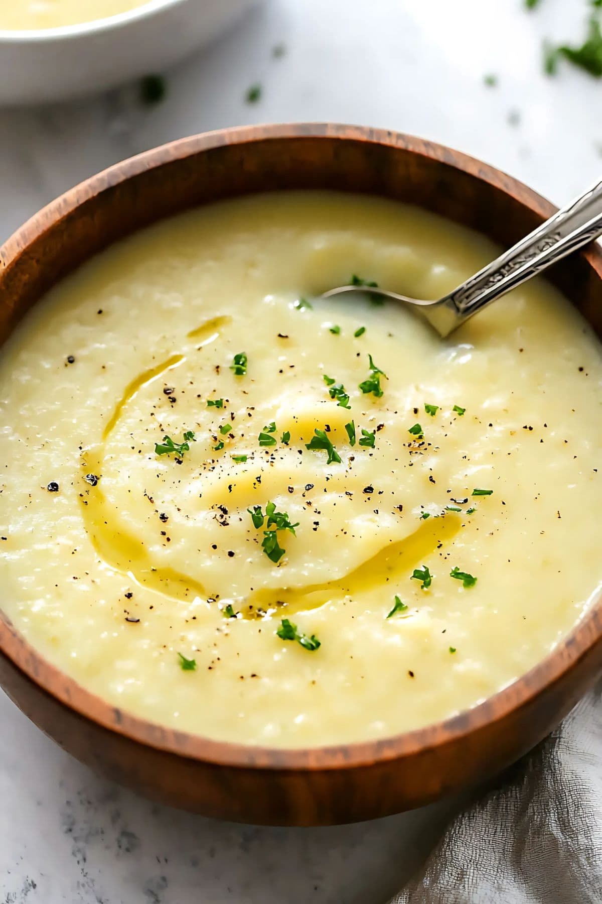 Slow-Simmered Potato and Leek Soup