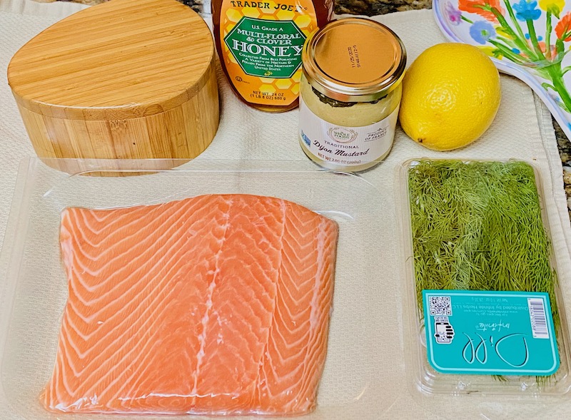 Salmon with Dill-Dijon Glaze
