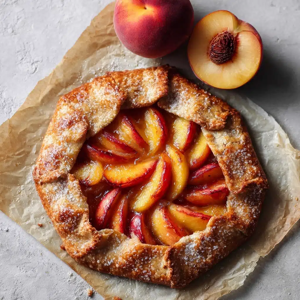Lavender-Infused Peach Galette