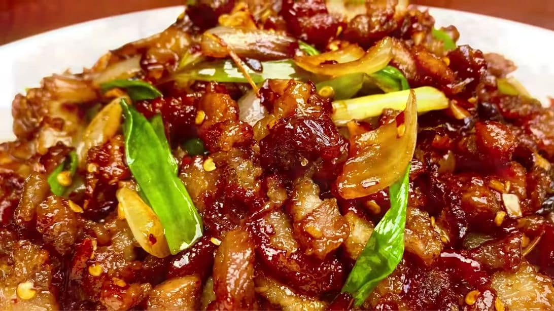 Spicy Pork Belly Stir-Fry with Fresh Chilies