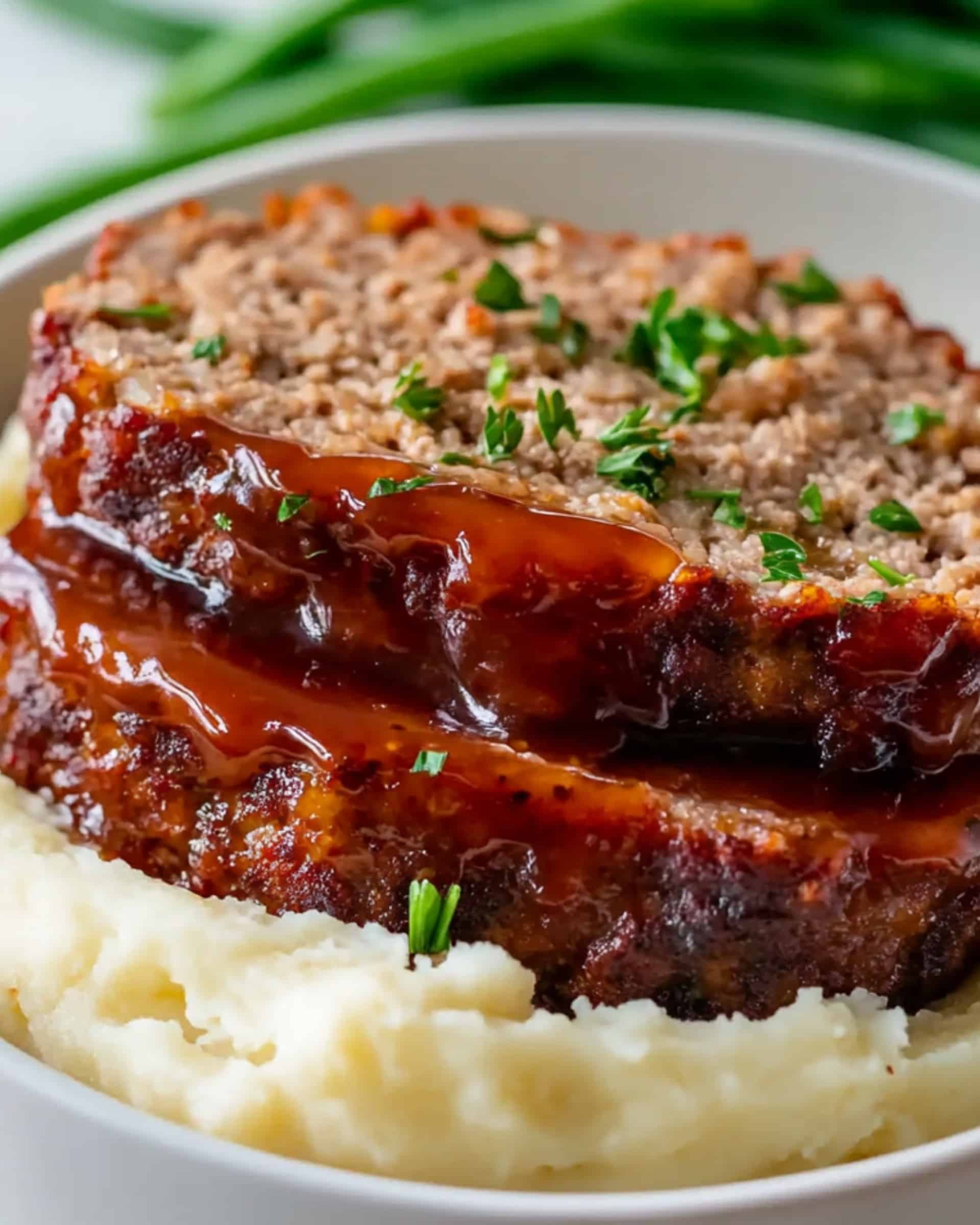 Slow-Baked Meatloaf with Tomato Glaze