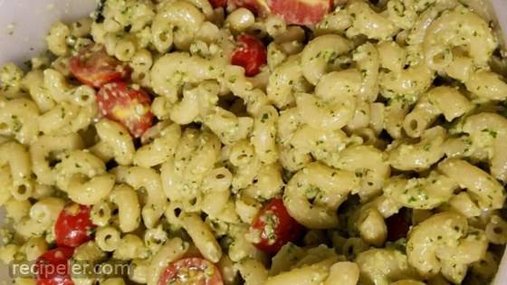 Cooling Mint Basil Pesto Pasta