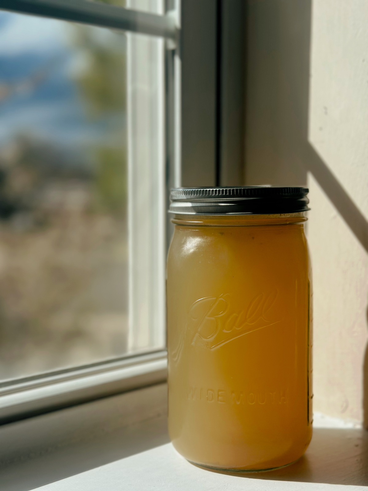 Ginger-Infused Chicken Bone Broth
