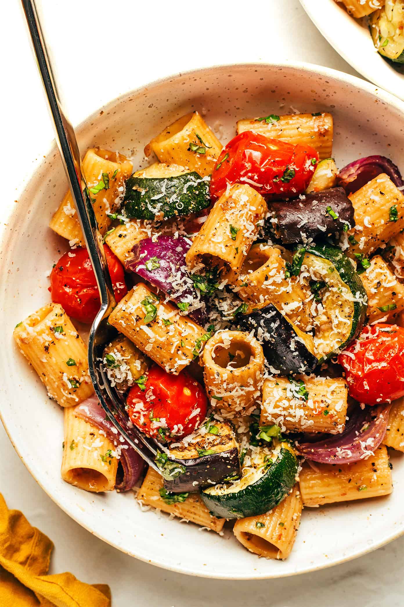 Smoky Paprika Pasta with Roasted Vegetables