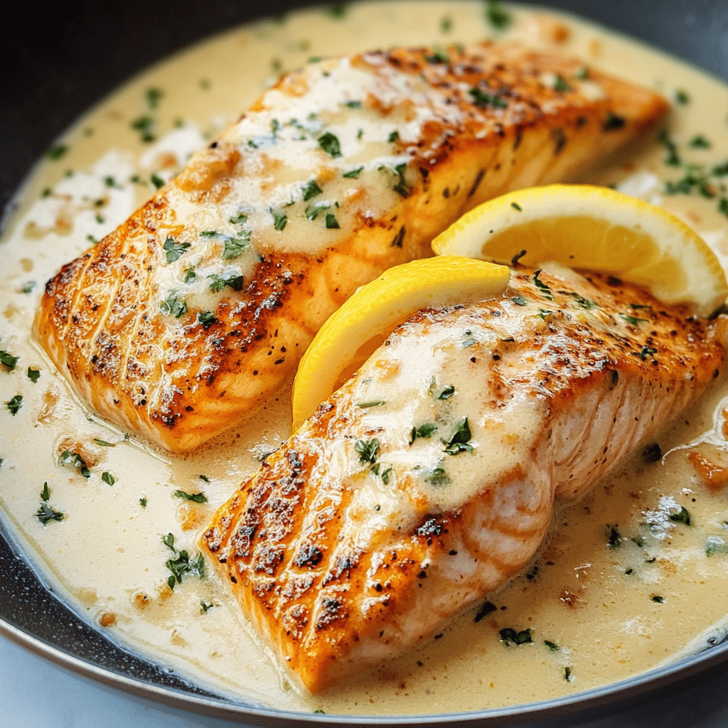 Sear-Rest Salmon with Citrus Pan Sauce