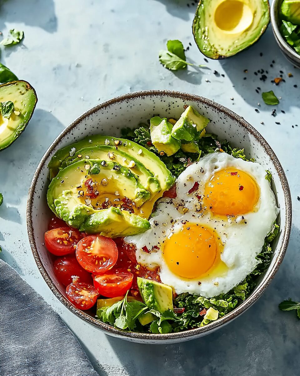 Avocado-Hemp Seed Breakfast Bowl
