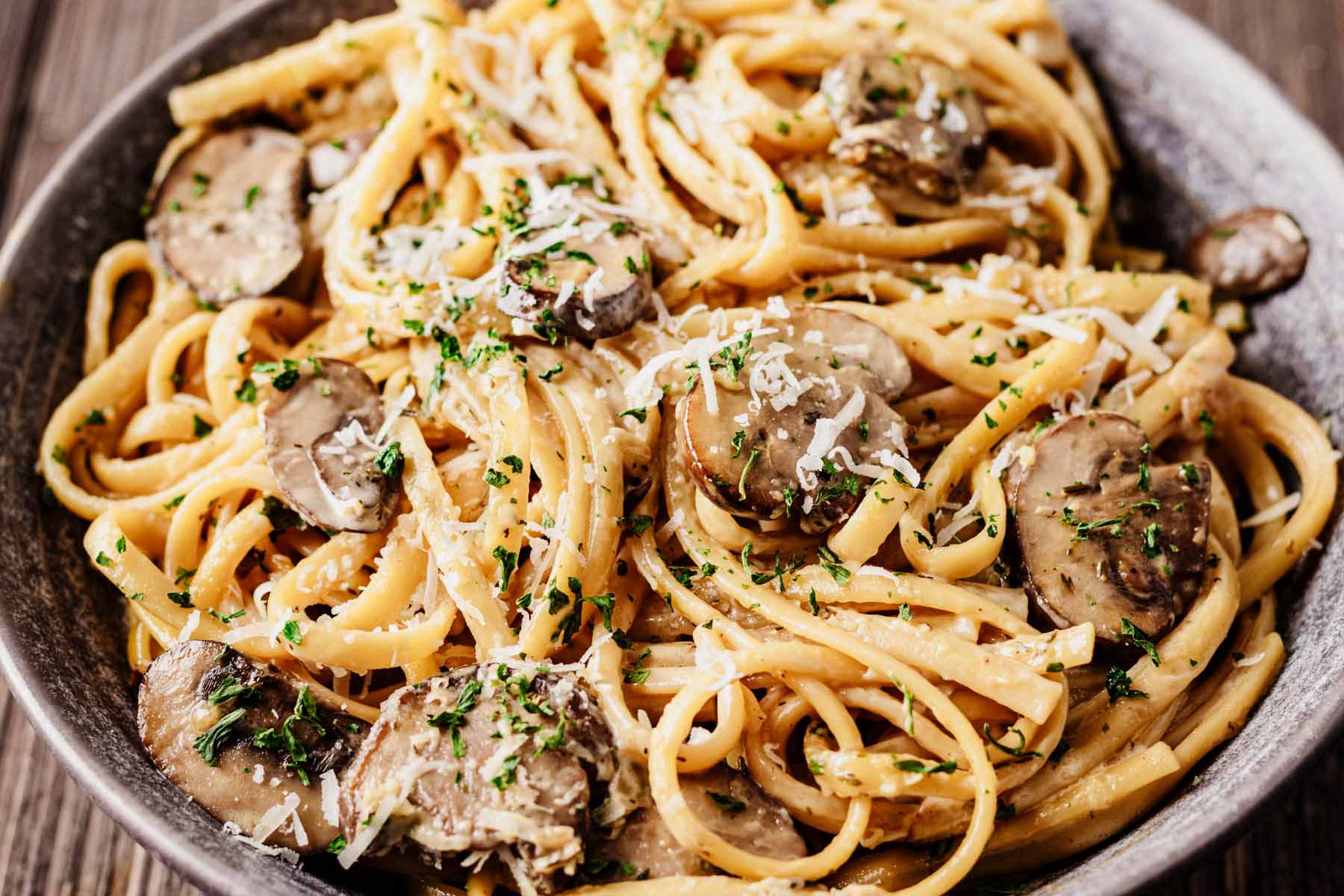 One-Pot Mushroom and Thyme Pasta