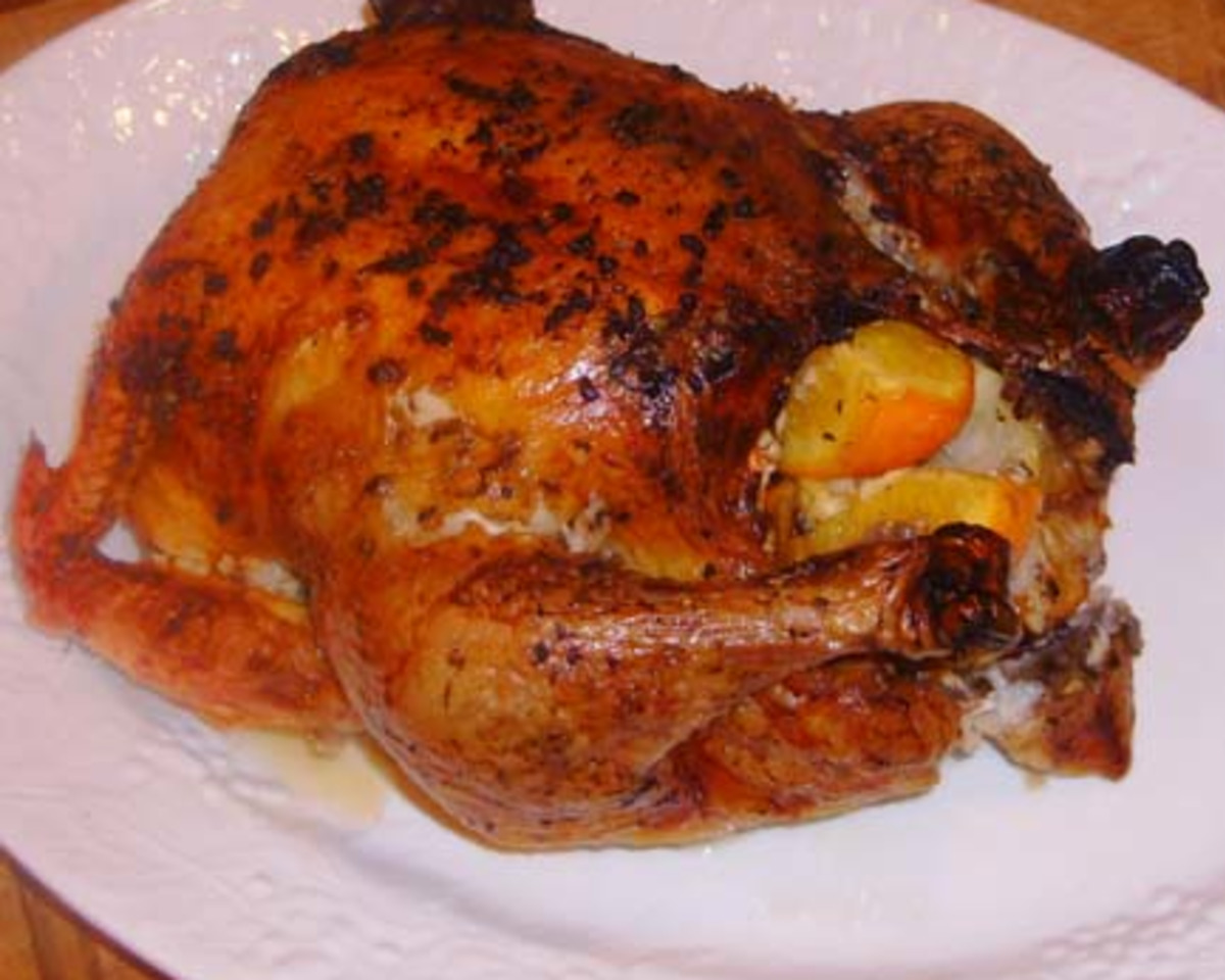 Slow-Roasted Chicken Pernil with Citrus Mojo