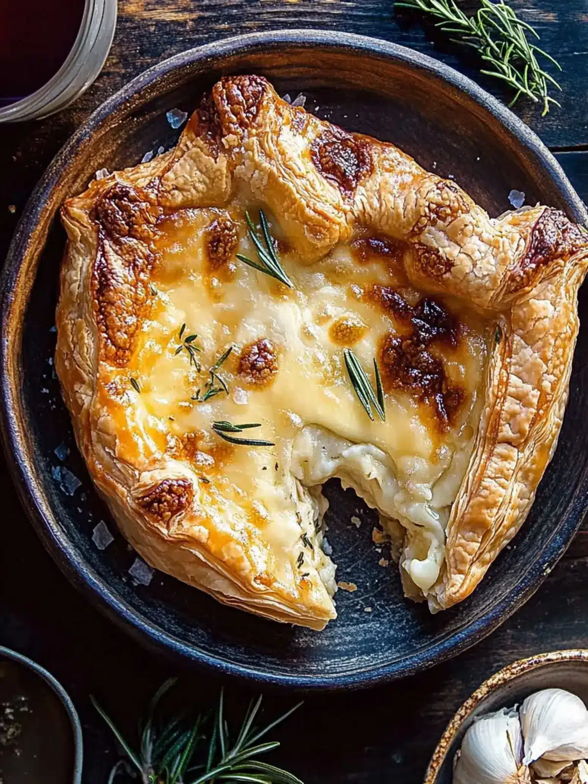 Baked Gruyere Ring with Garlic and Thyme
