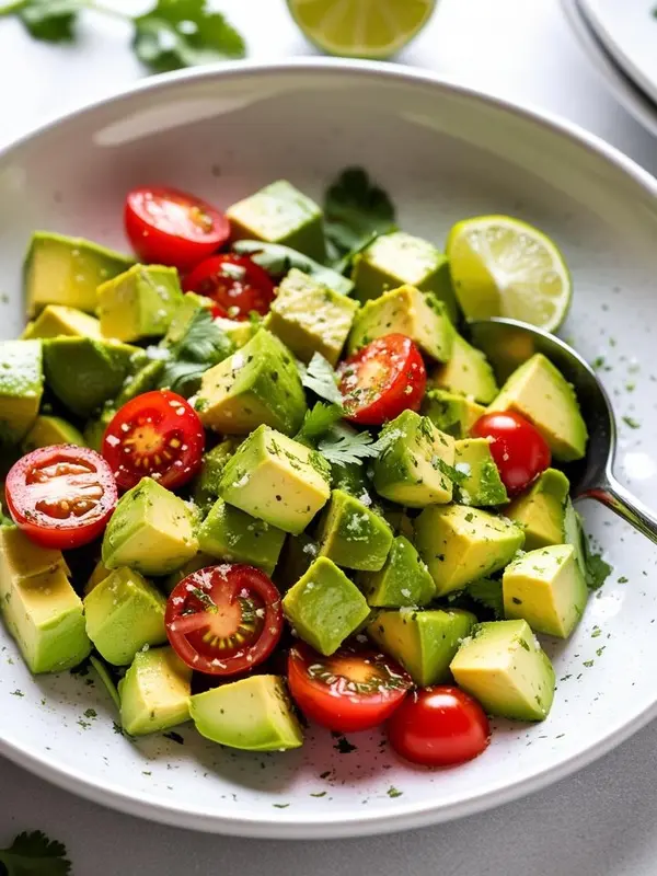 Avocado-Lime Tossed Green Salad