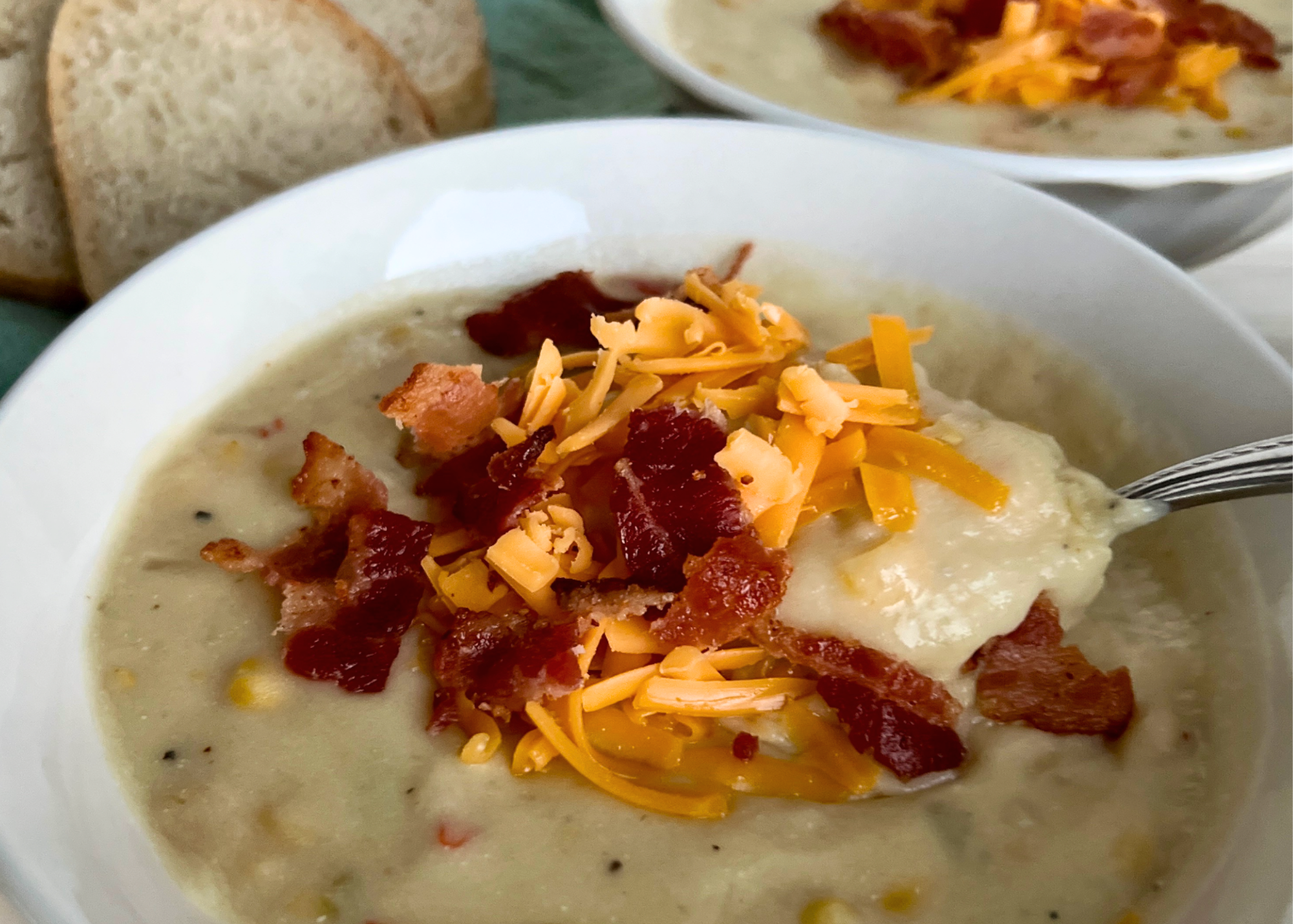 Slow-Simmered Corn and Potato Chowder