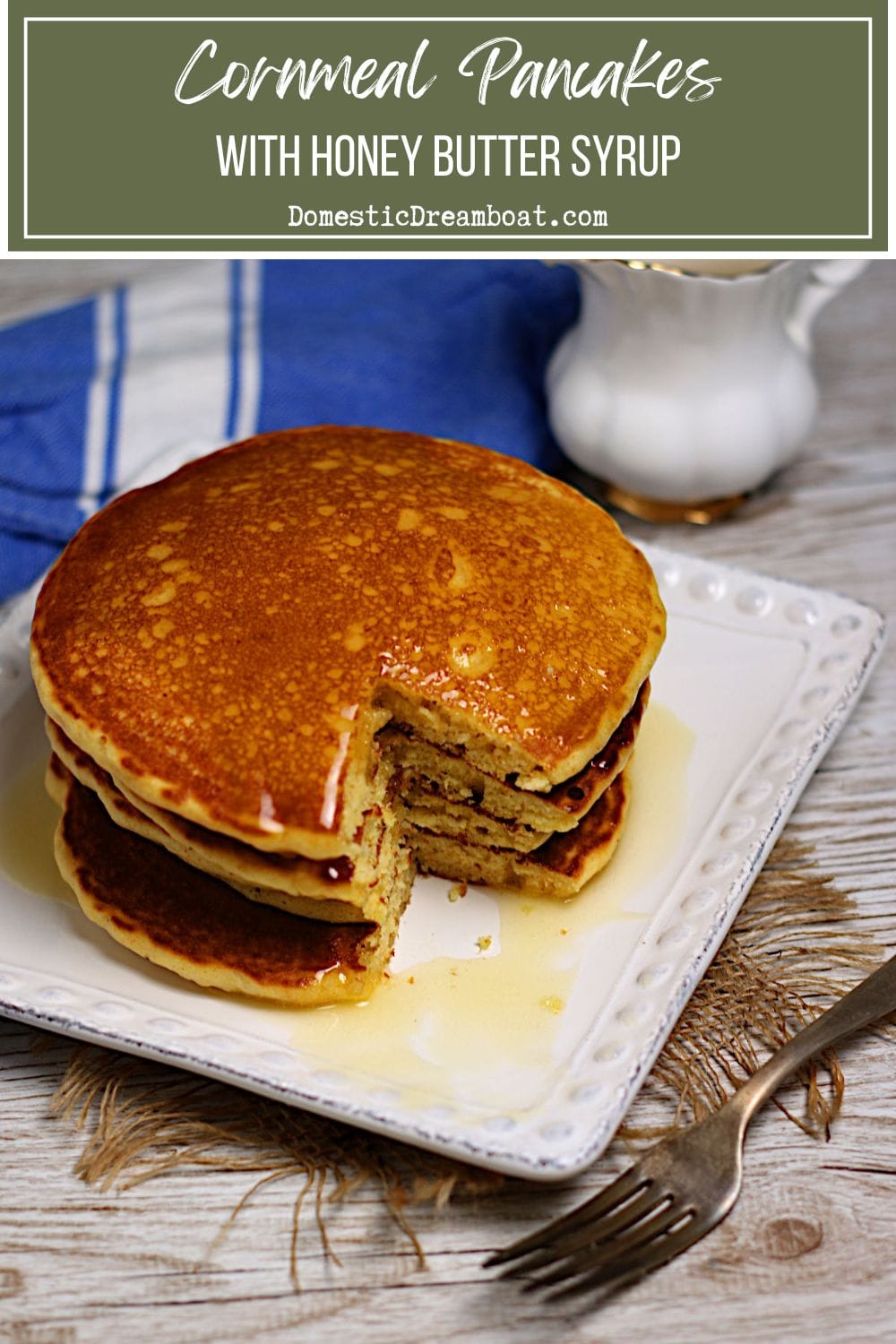 Honey-Sweetened Cornmeal Pancakes