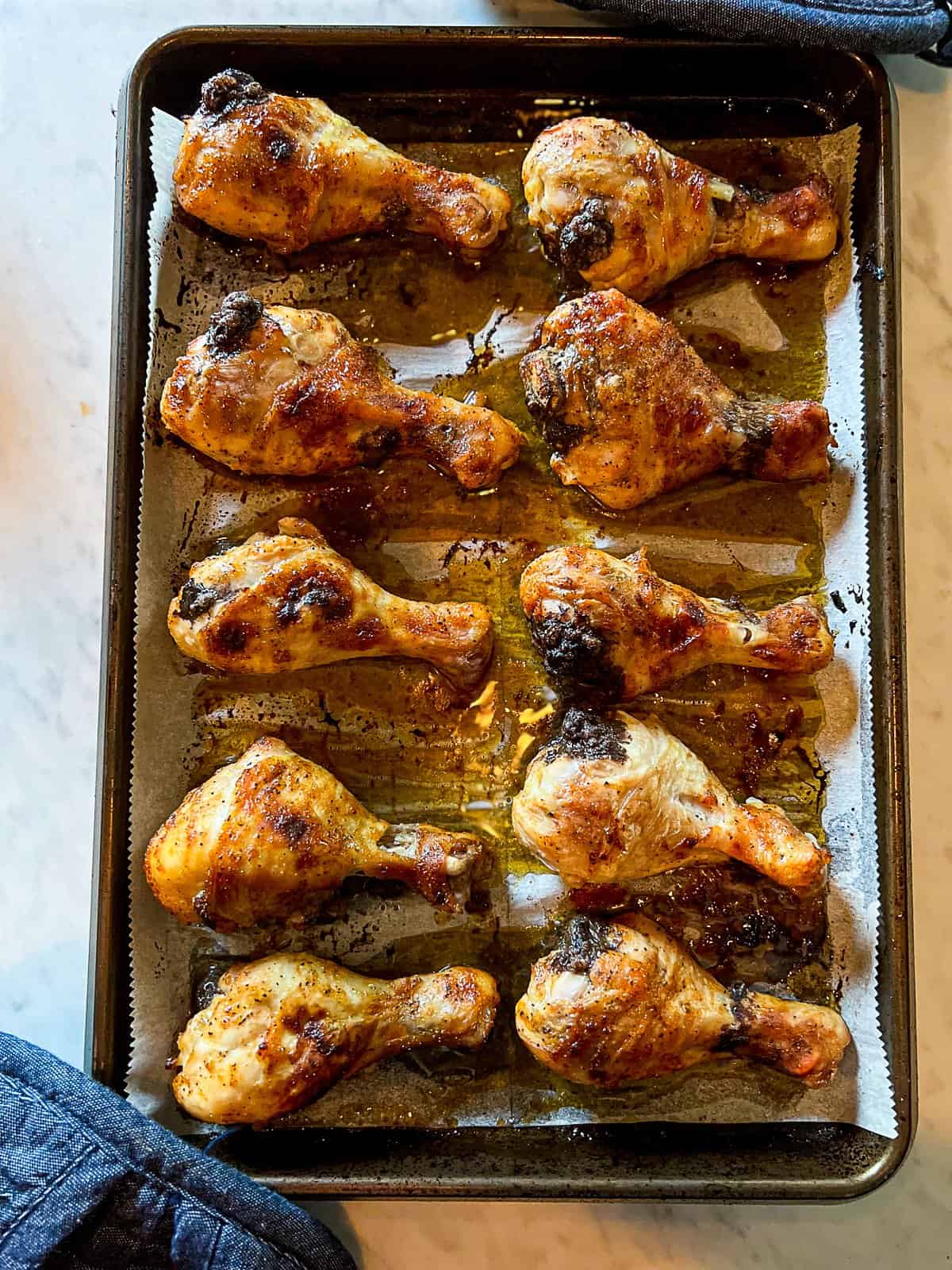 Chicken Drumsticks with Rosemary and Cherry Tomatoes