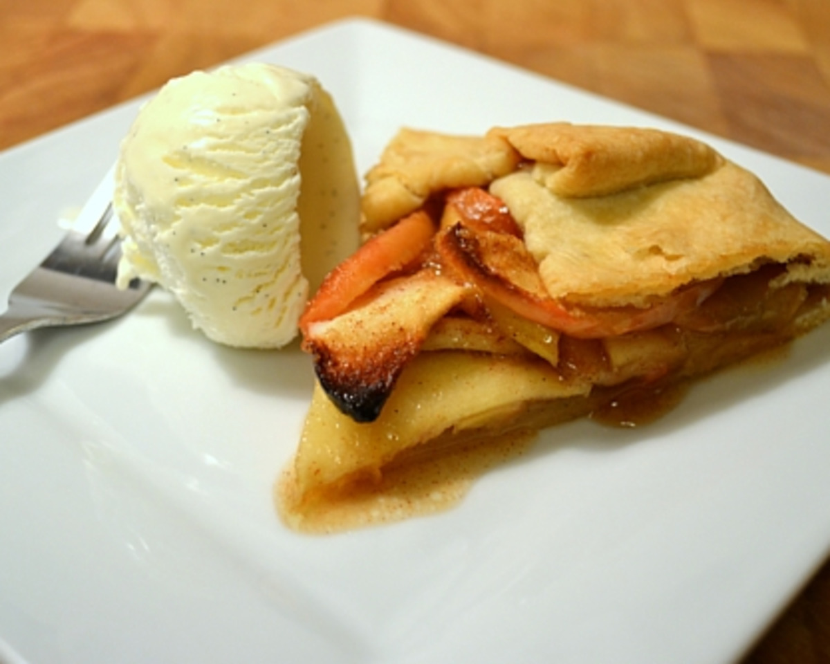 Rustic Apple Galette with Oat Crust
