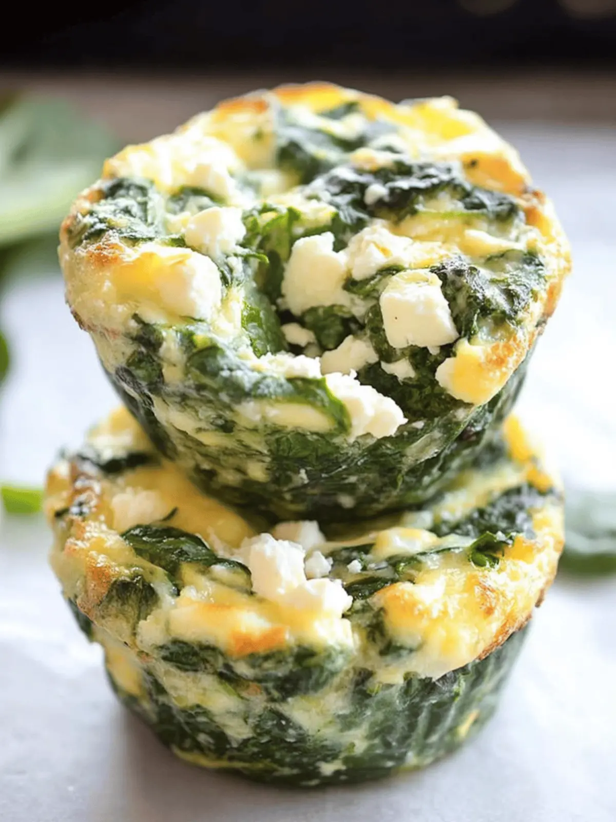 Spinach and Feta Egg Cups