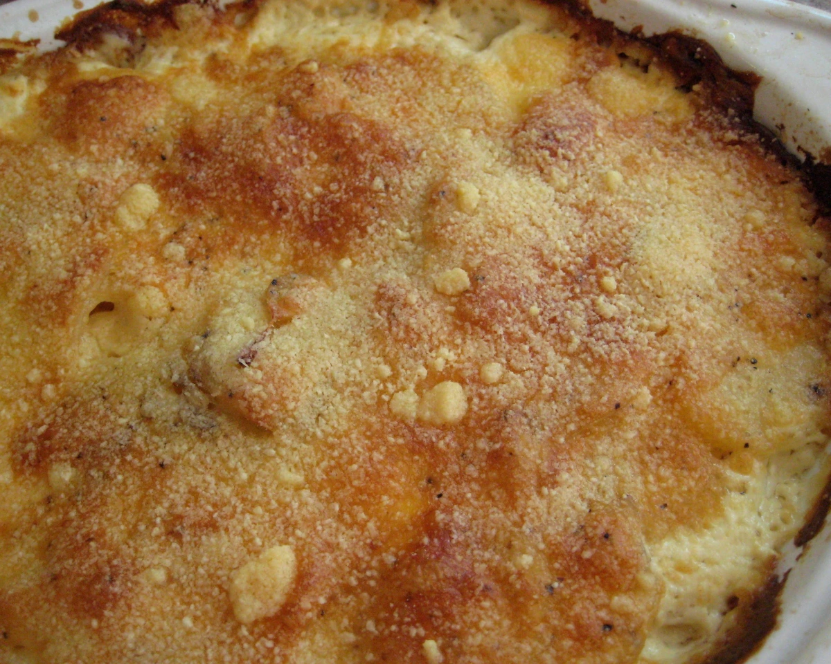 Garlic-Scalloped Potatoes with Sage