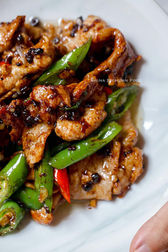 Pork Stir-Fry with Fresh Chilies and Black Beans