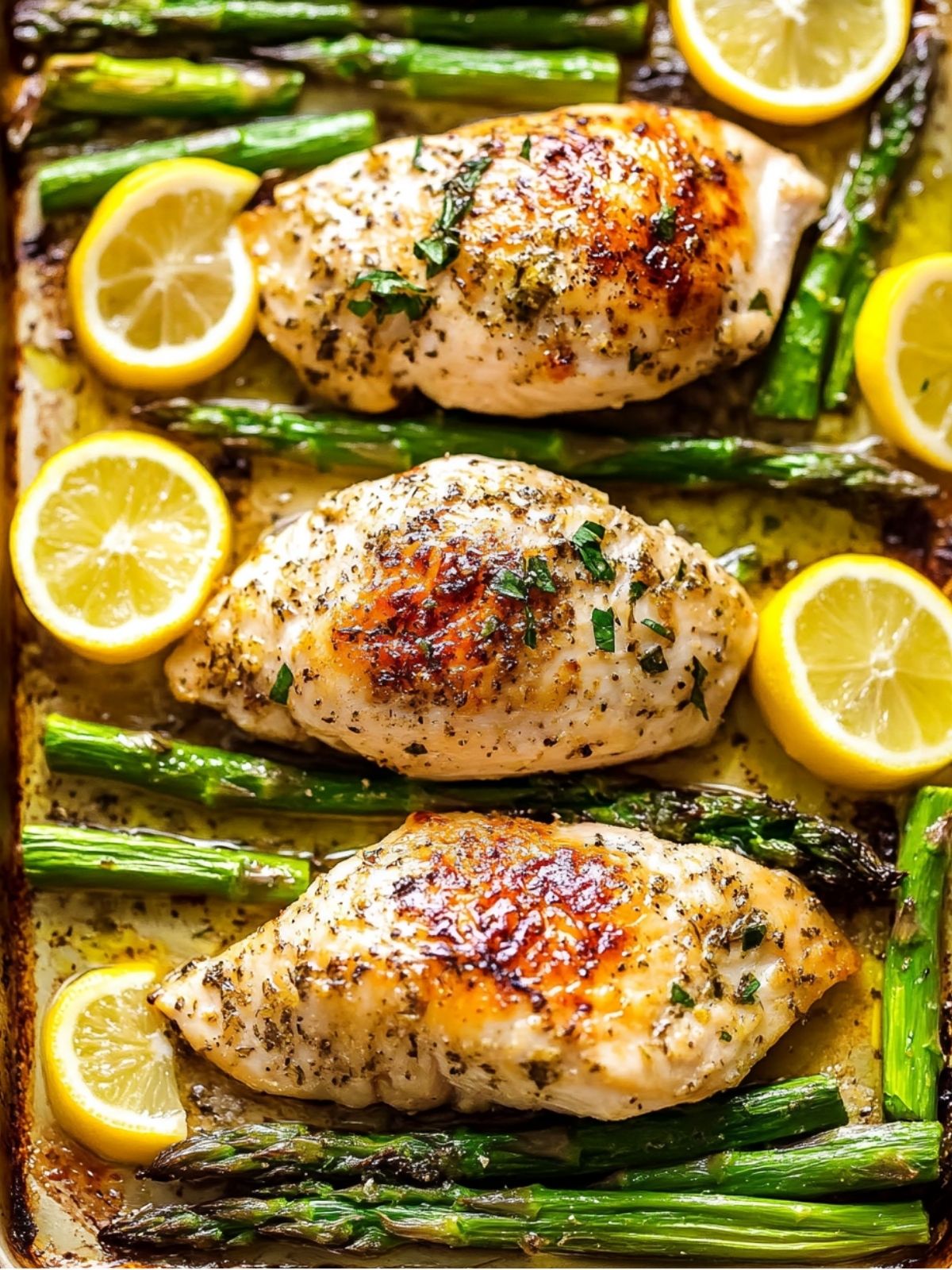 Sheet Pan Lemon-Pepper Chicken with Asparagus