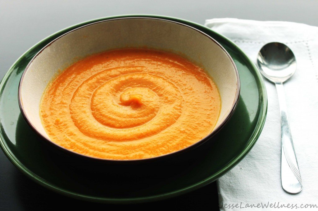 Sunshine Carrot Soup with Fresh Dill