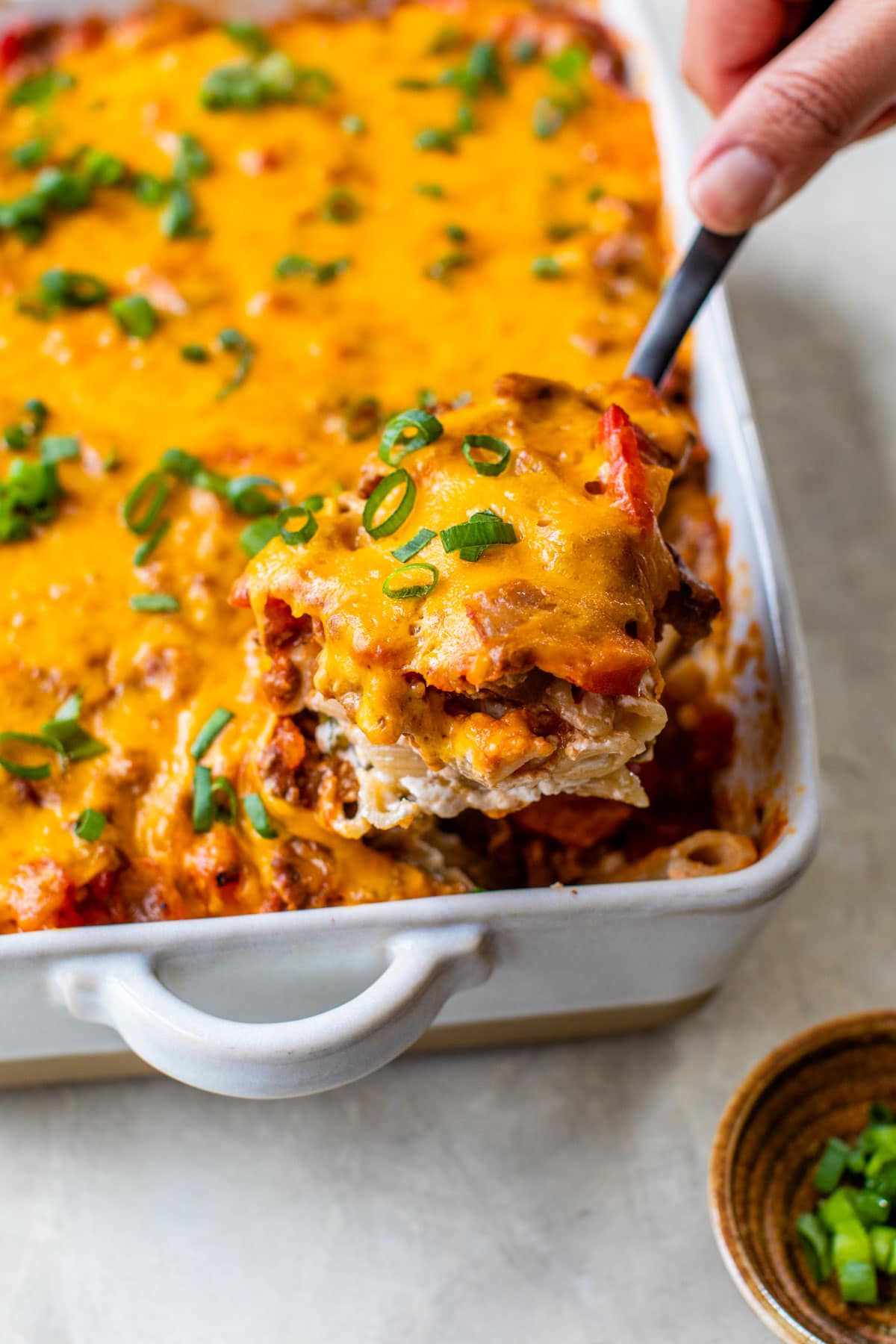 Baked Plantain Casserole with Ground Beef and Cheese