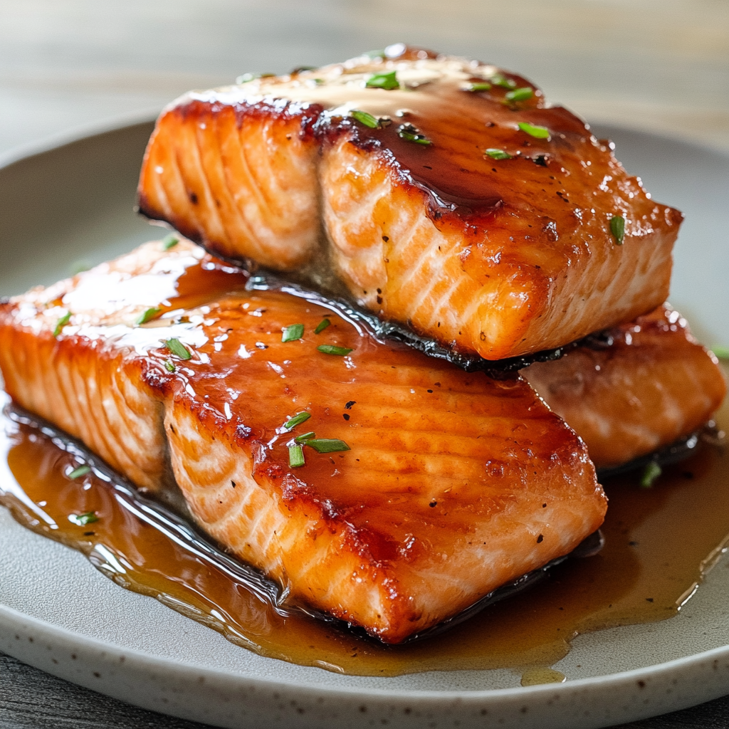 Best Maple-Glazed Salmon with Asparagus