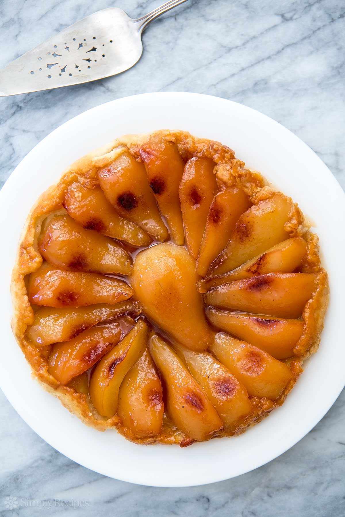 Pear and Almond Tarte Tatin
