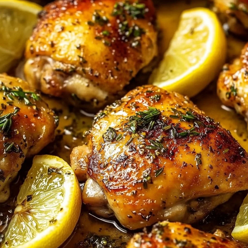 Precision-Perfect Lemon Herb Chicken Thighs