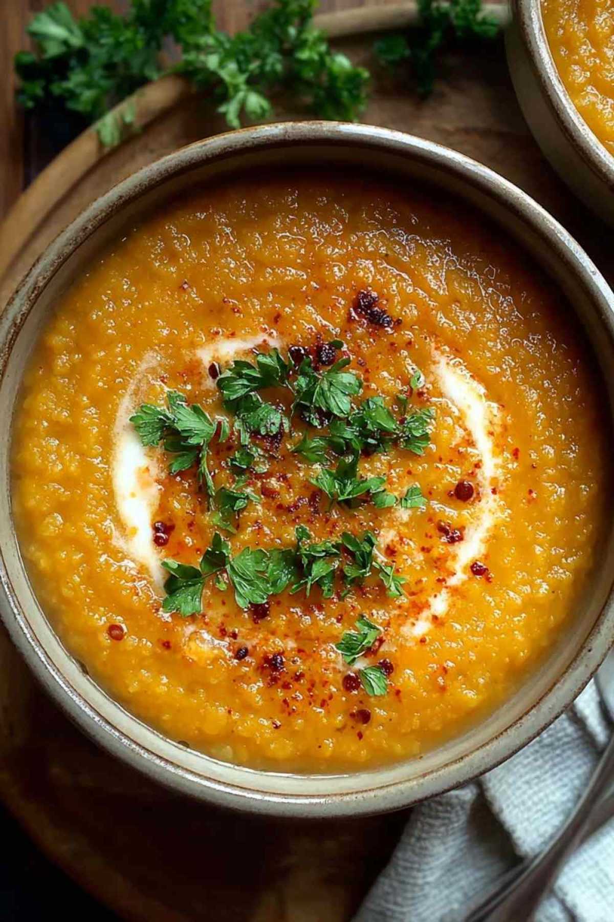 One-Pot Red Lentil and Carrot Soup