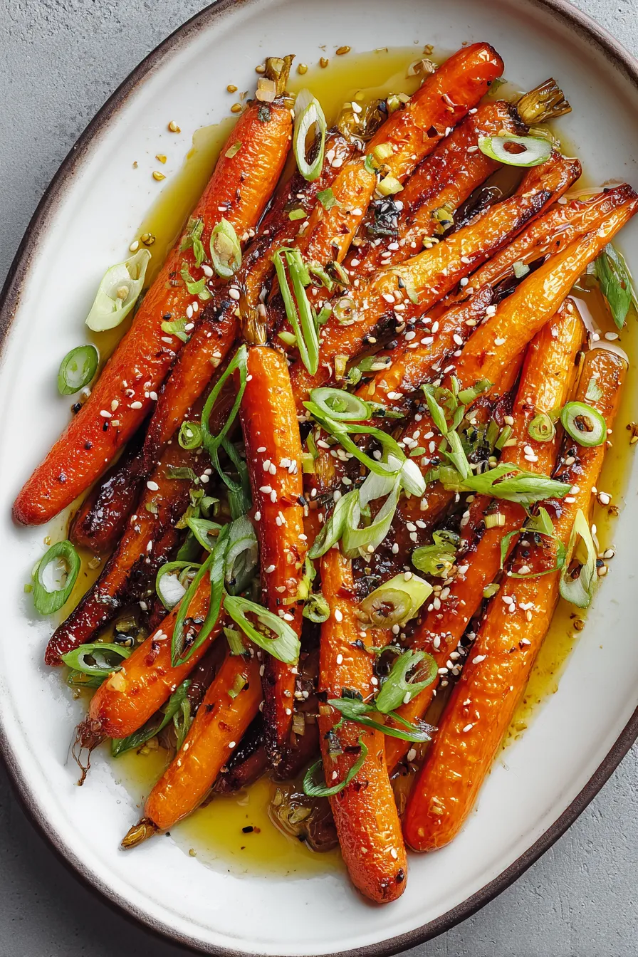 Miso-Roasted Carrots with Sesame