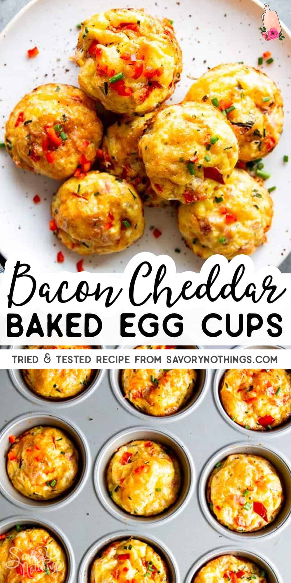 Bacon and Cheddar Egg Cups