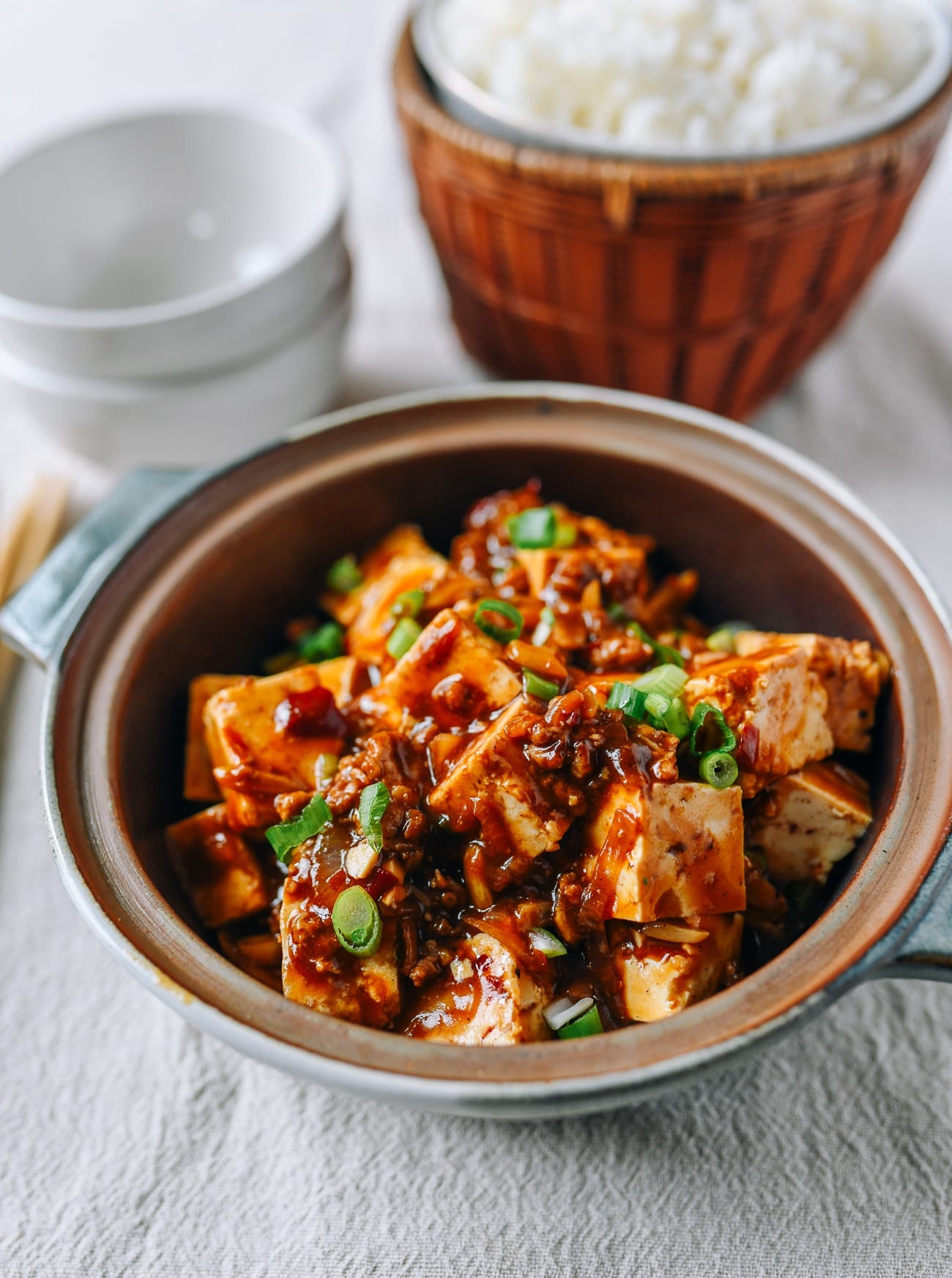 Spicy Tofu Stir-Fry with Fresh Chilies and Garlic