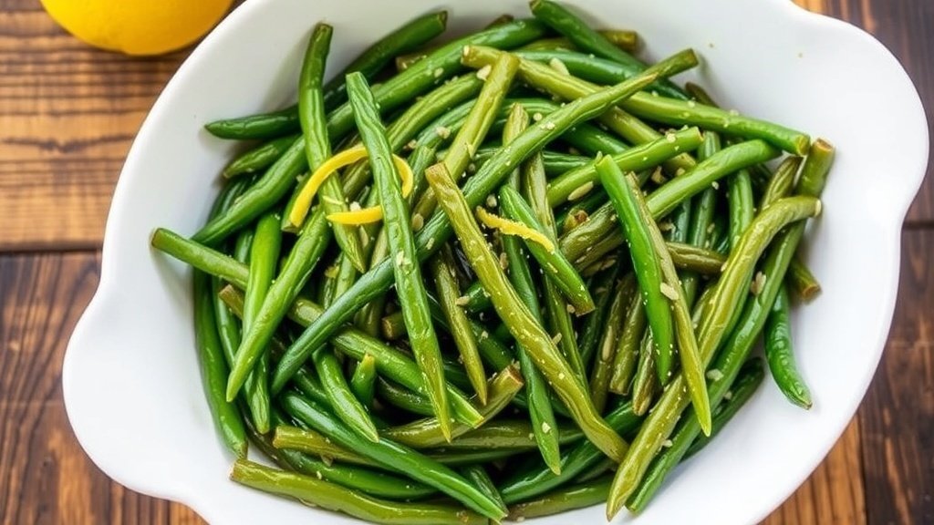 Sautéed Green Beans with Lemon Zest