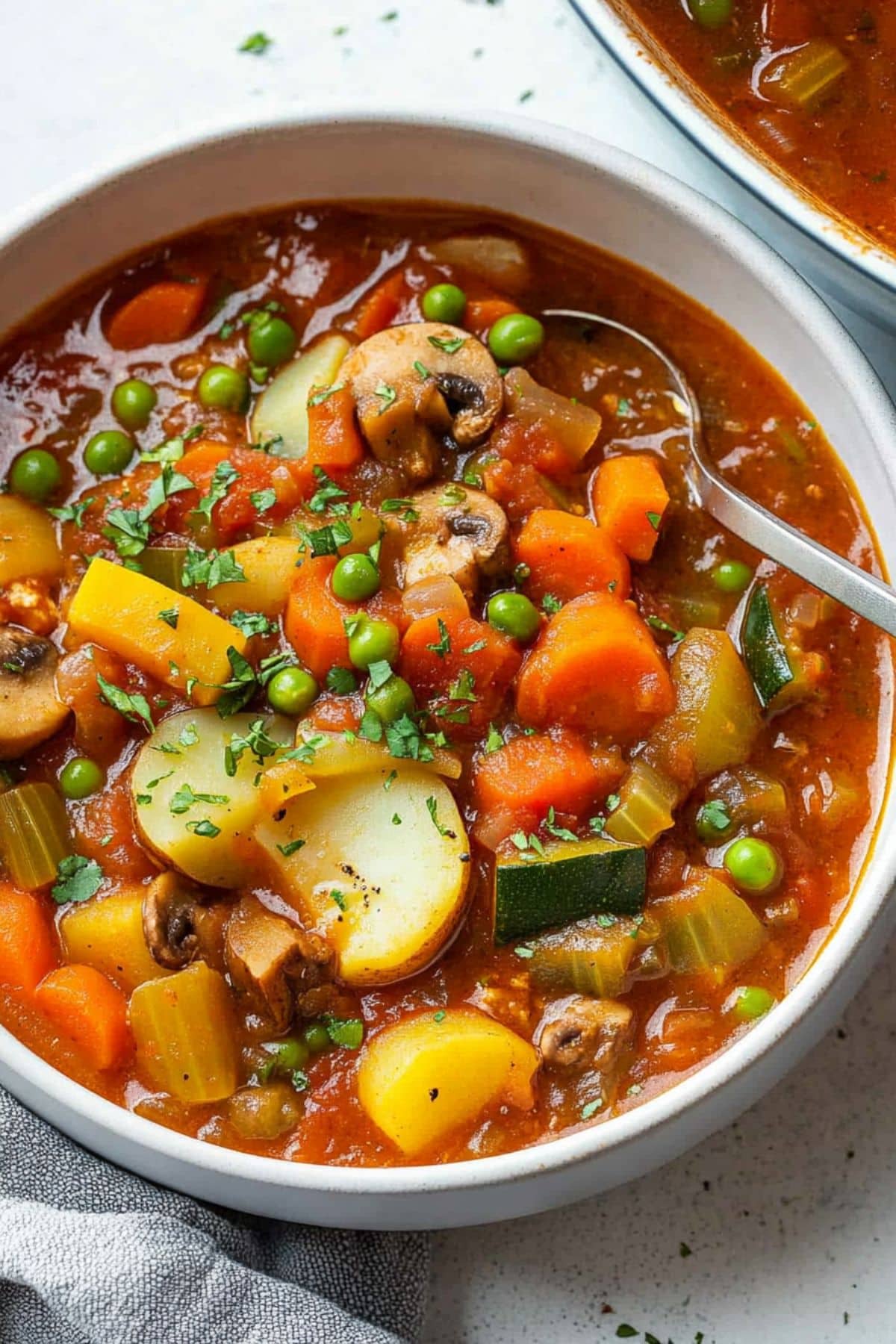 Seasonal Vegetable Stew with Herb-Infused Broth