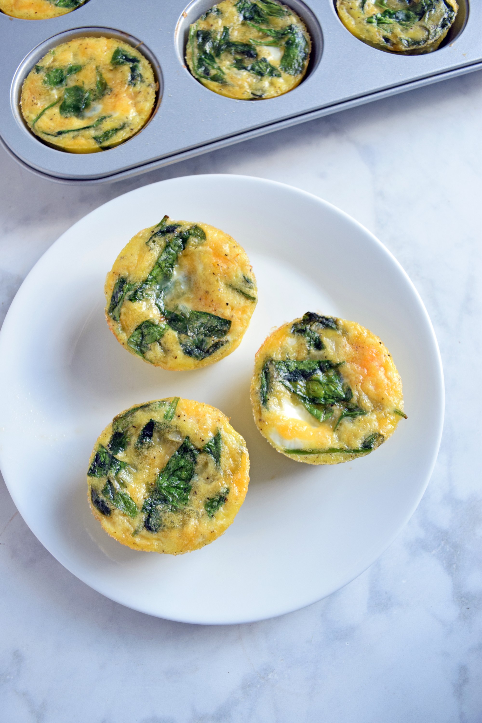 Spinach and Chive Egg Muffins