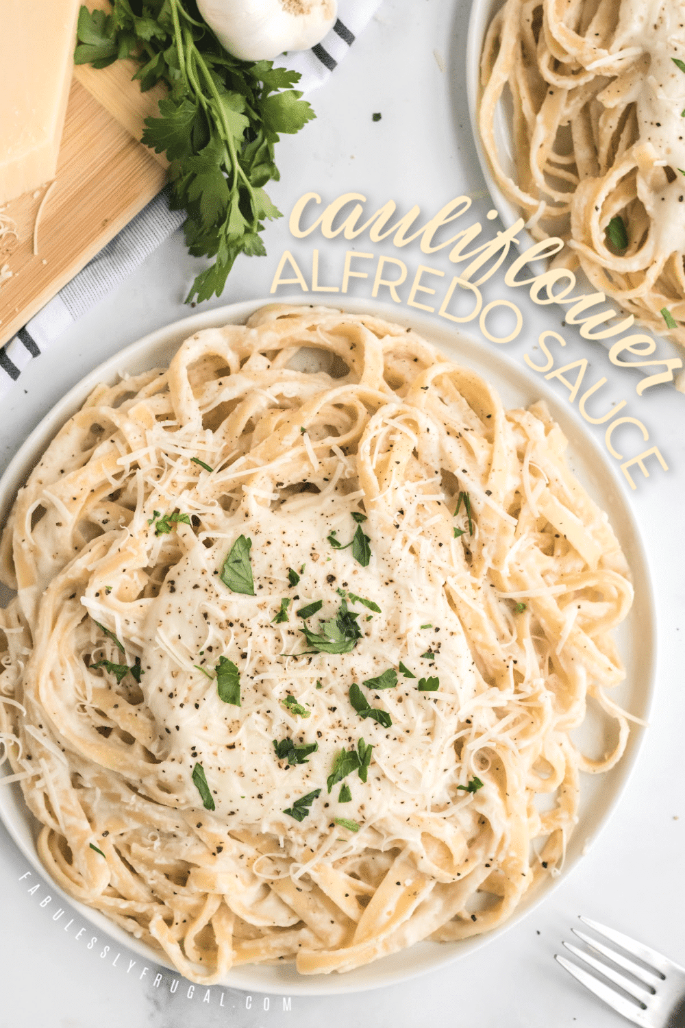 Blended Cauliflower Pasta Sauce