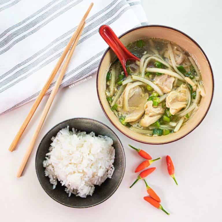 Tamarind Chicken Soup with Bamboo Shoots