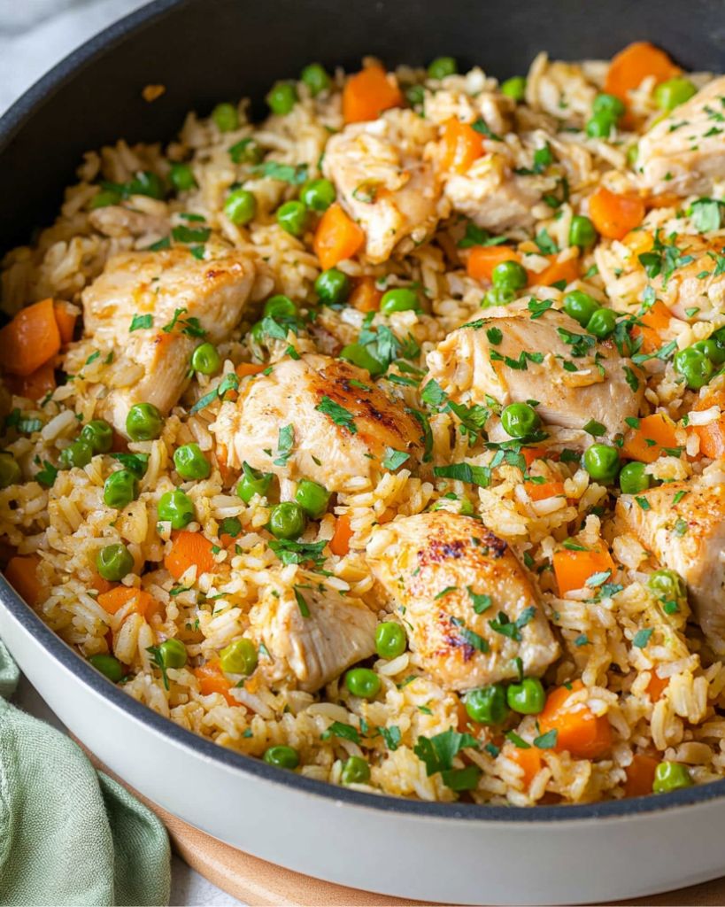 One-Pot Chicken and Pigeon Pea Rice with Sofrito