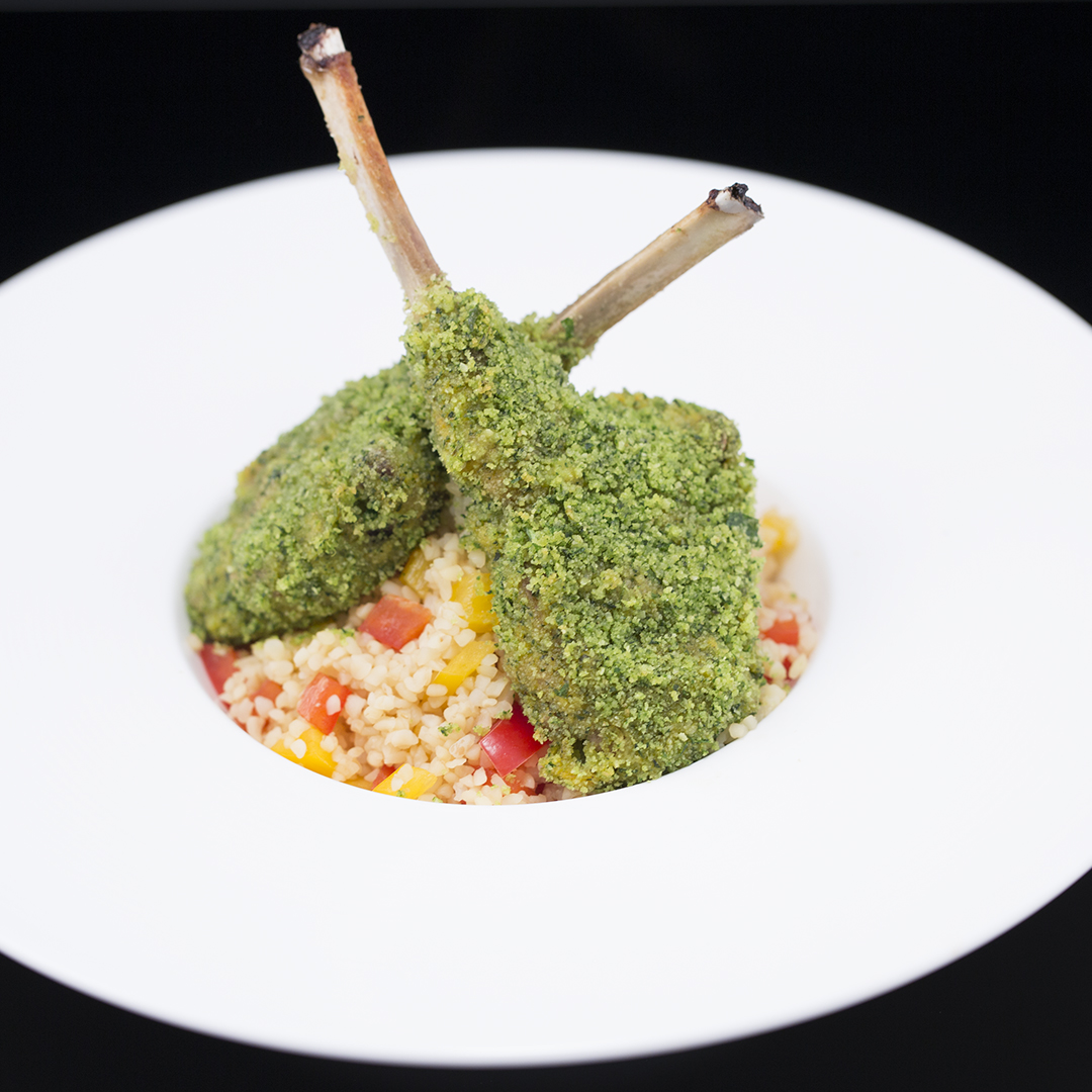 Herb-Crusted Spring Lamb Chops