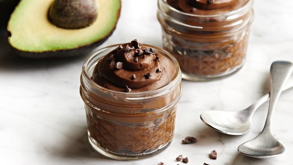 Avocado-Cocoa Mousse with Cacao Nibs