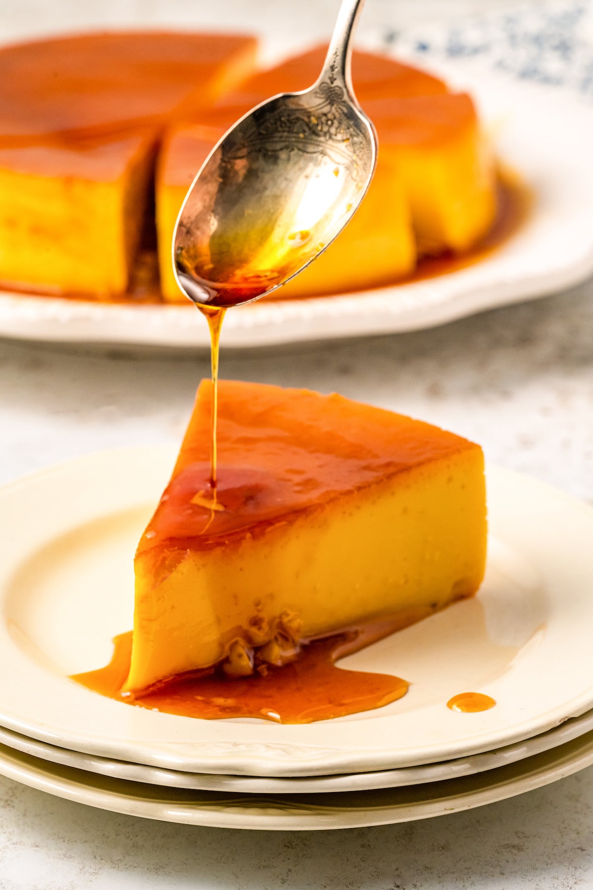 Caramelized Sugar Flan with Vanilla