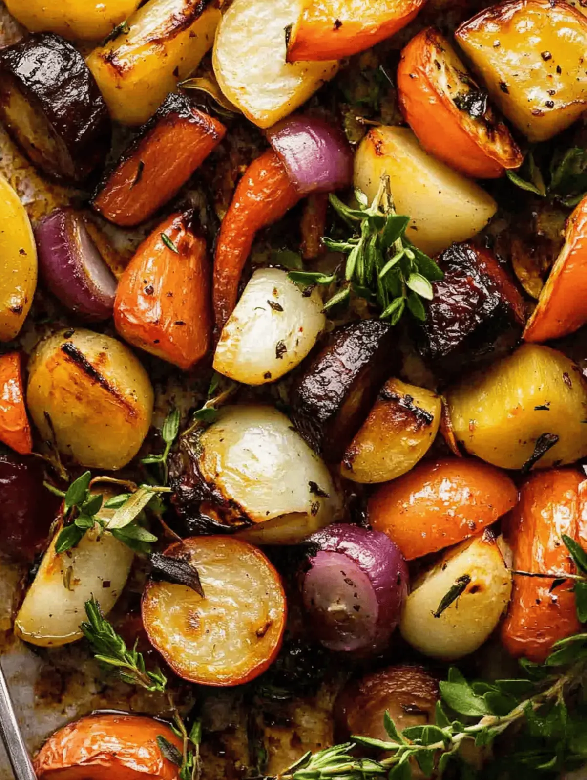 Herb-Roasted Root Vegetables with Garlic and Thyme