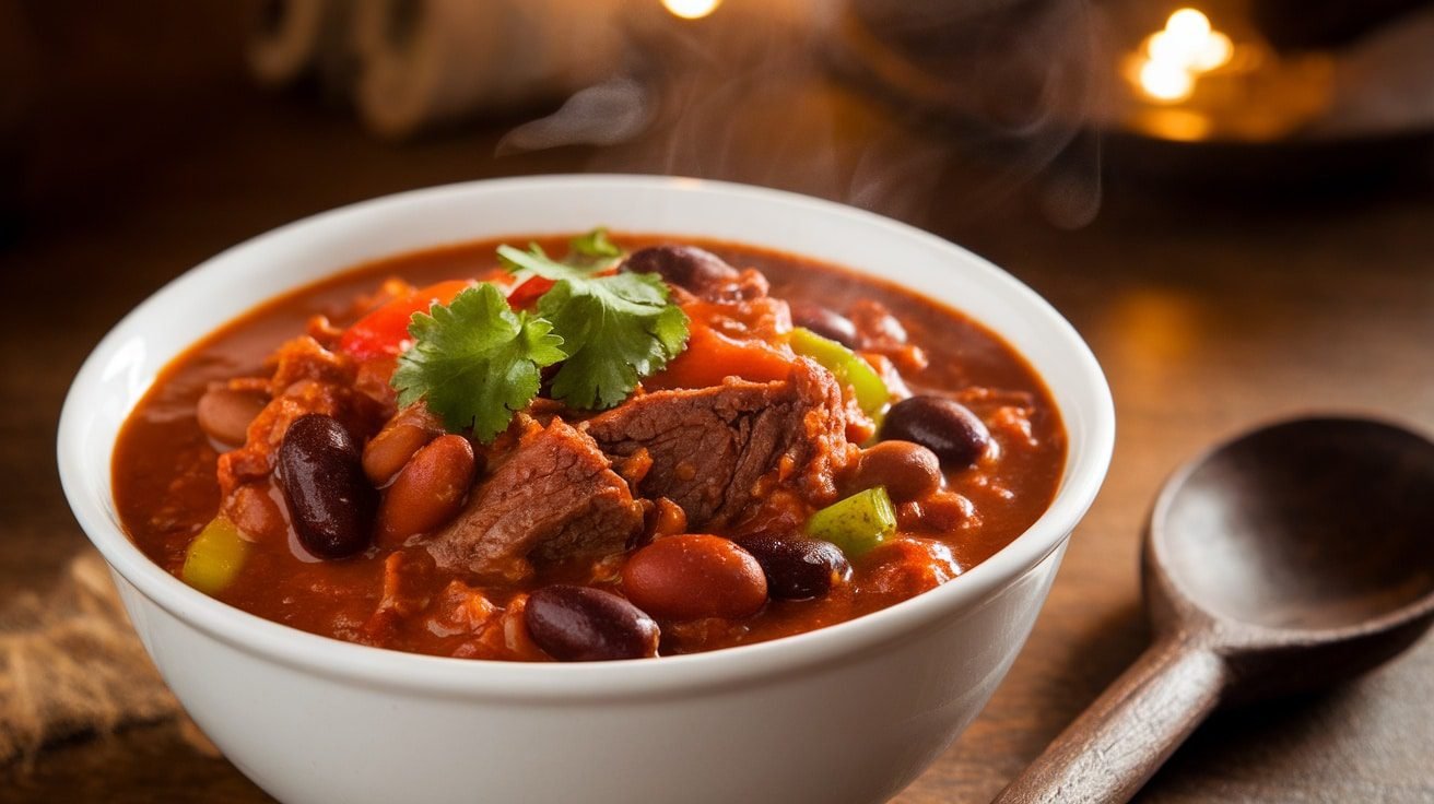 Bison and Black Bean Chili