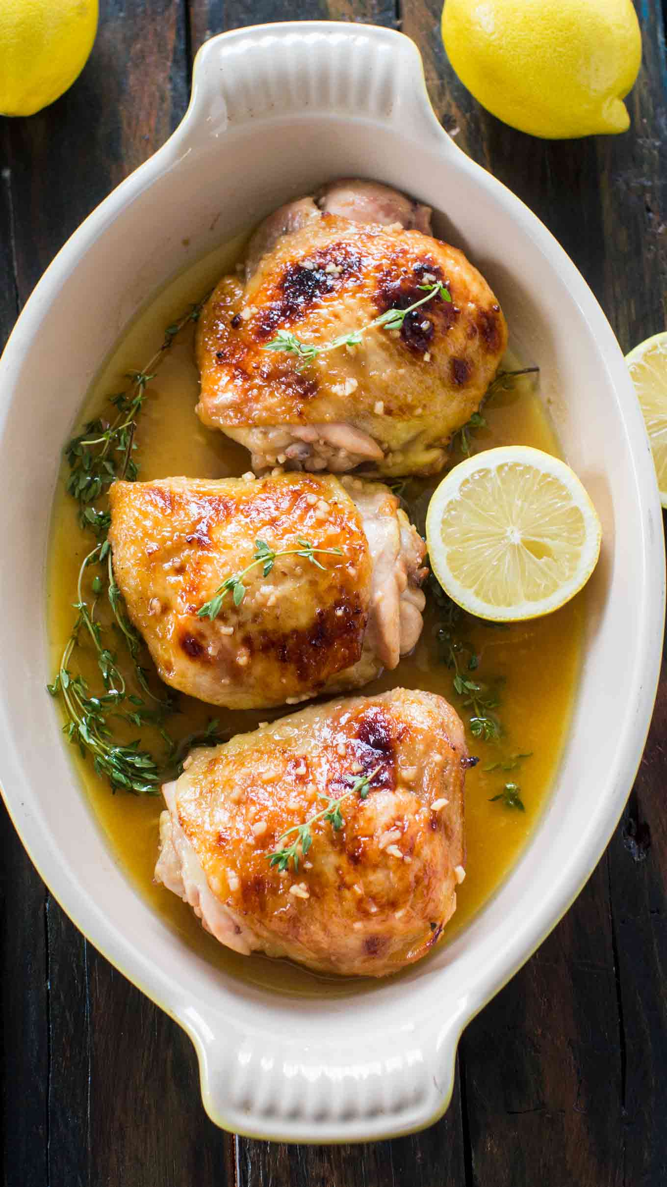 Lemon-Thyme Baked Chicken Breasts