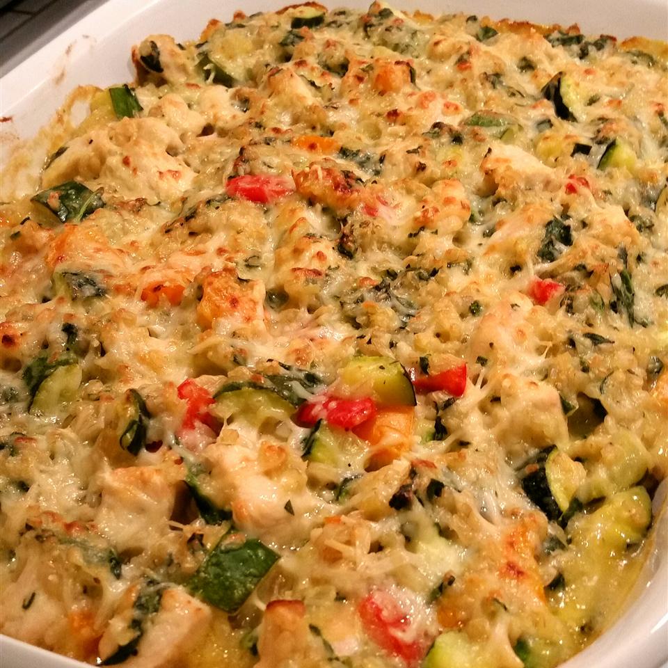 Herb-Crusted Chicken and Vegetable Casserole