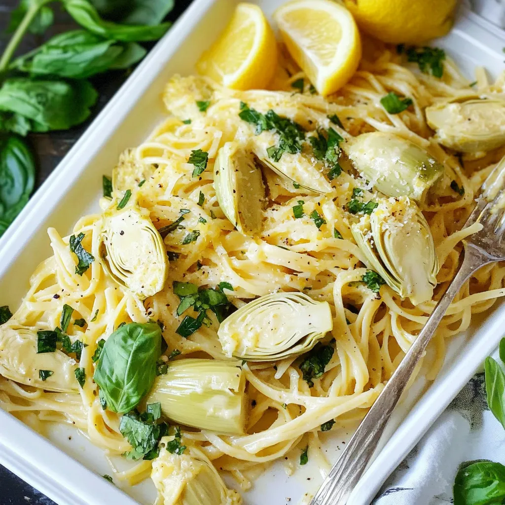 Artichoke and Rosemary Pasta with Lemon Zest