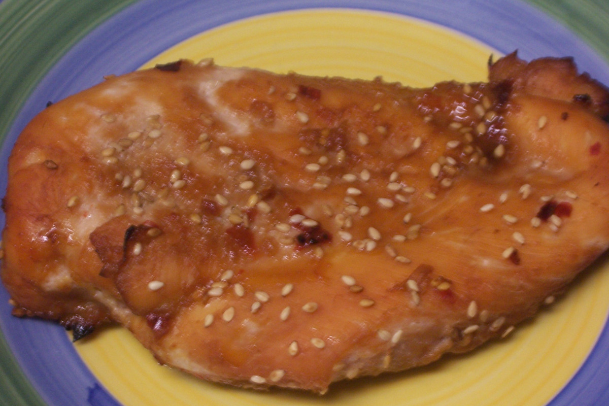 Soy-Ginger Chicken with Sesame Seeds
