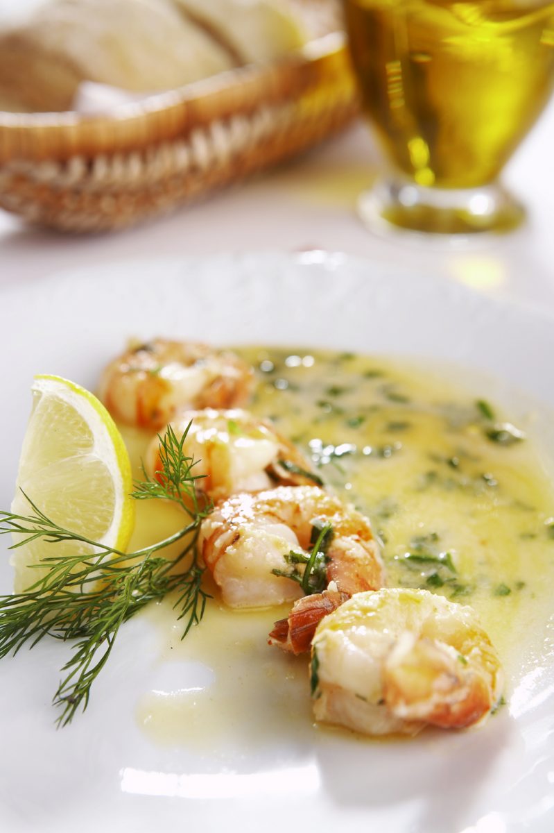 Lemon-Herb Grilled Shrimp with Dill