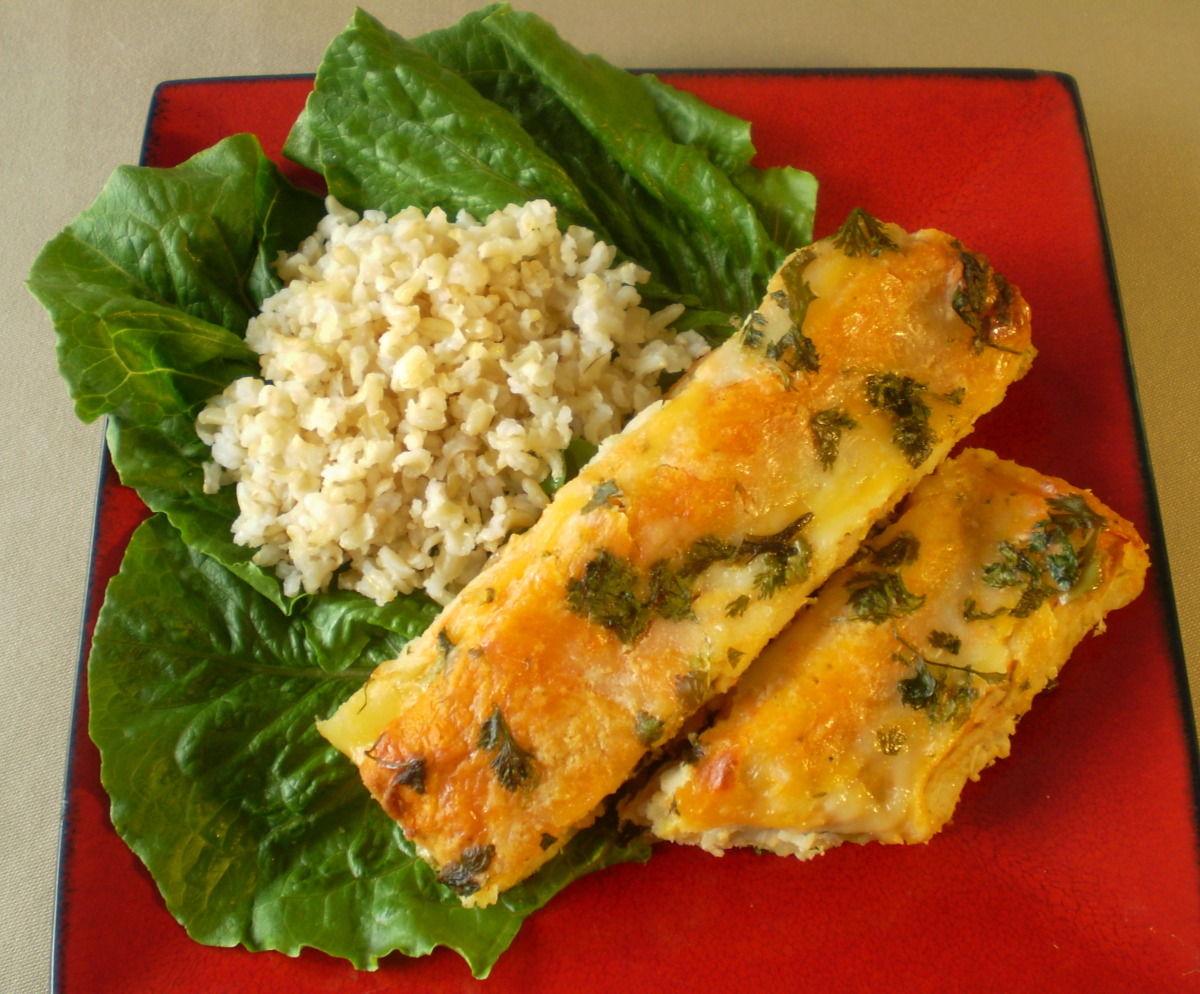Spicy Chicken and Corn Enchiladas