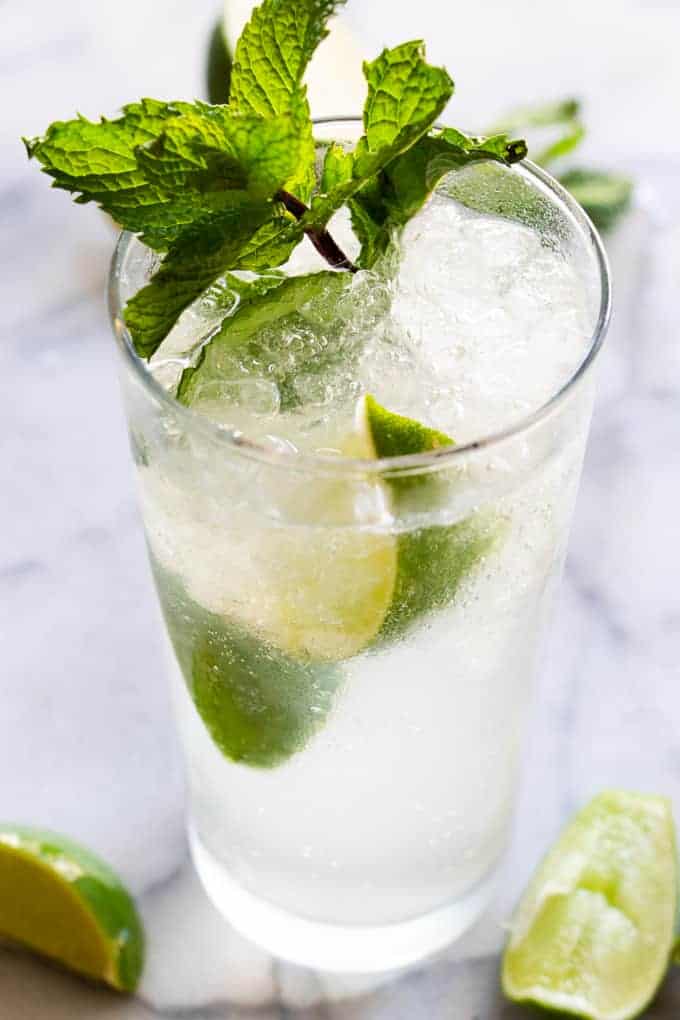 Mint-Infused Lime Mojito